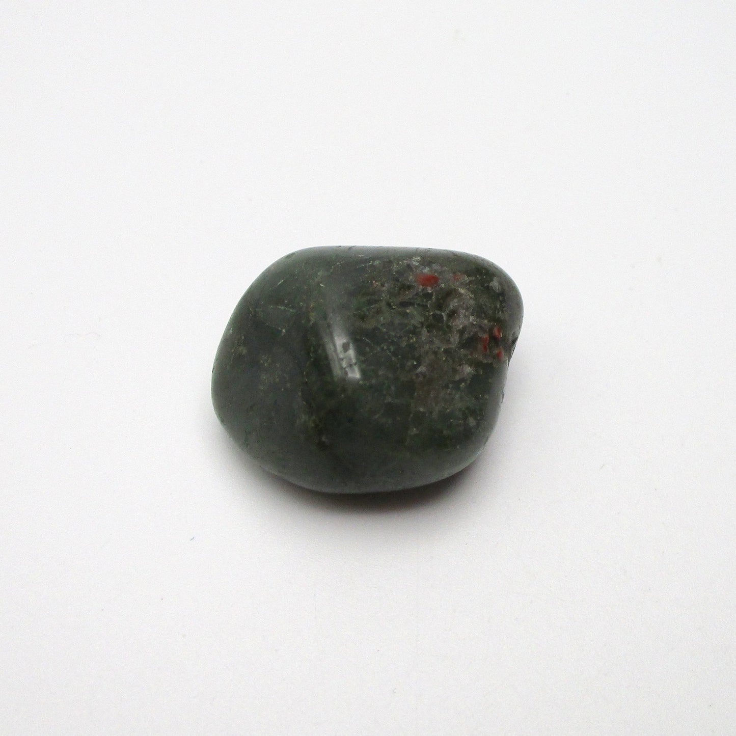 Bloodstone Tumbled Stone – 1″ × 0.75″ × 0.5″ | Crystal Cave Rocks