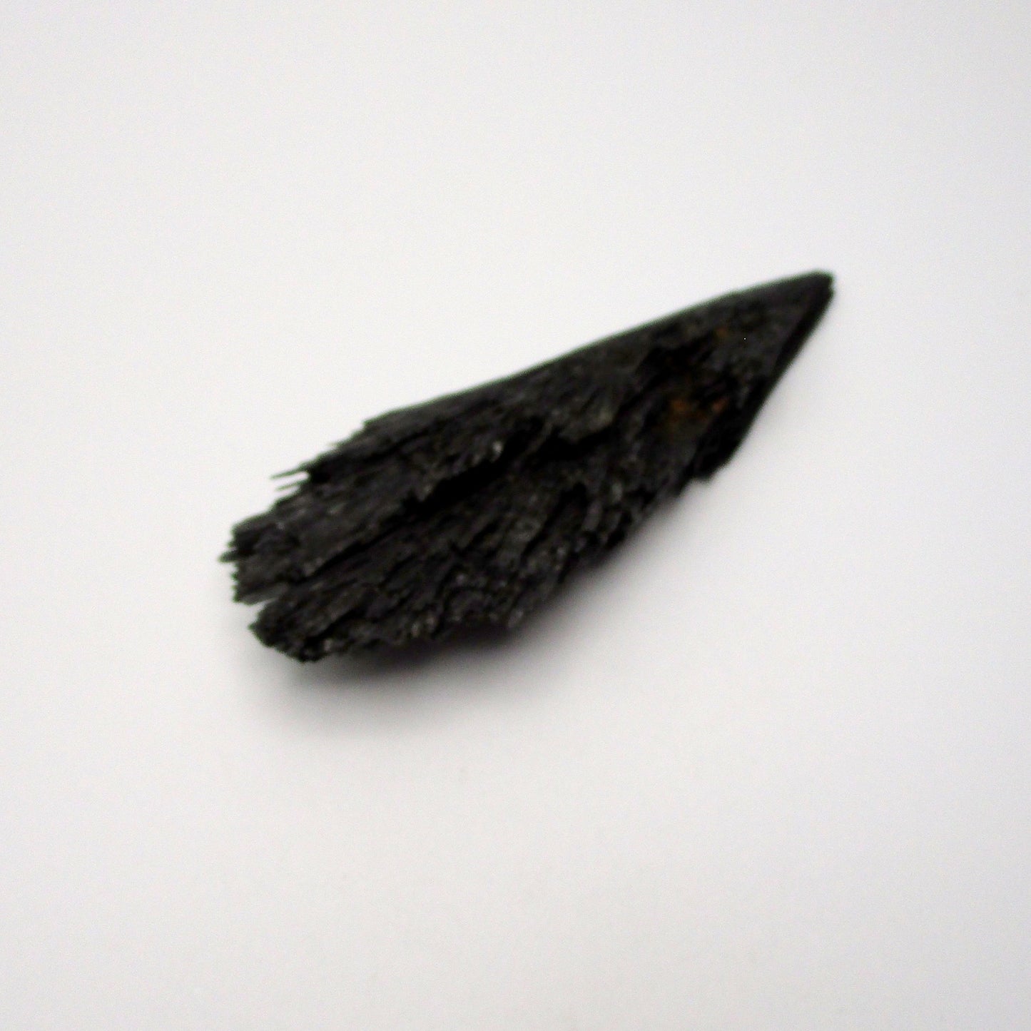 Black Kyanite Fan – Large (4.5" × 1.75")