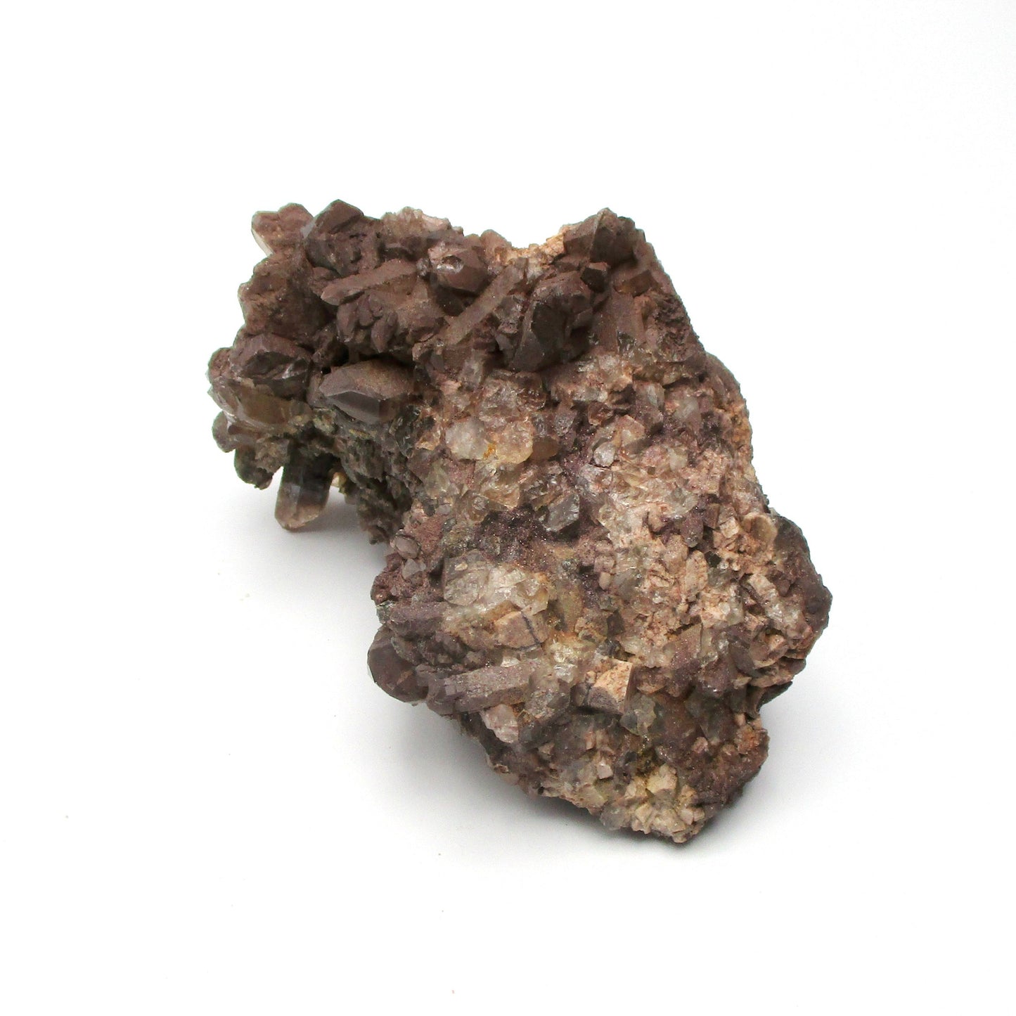 Wine Quartz Crystal — Large Cluster