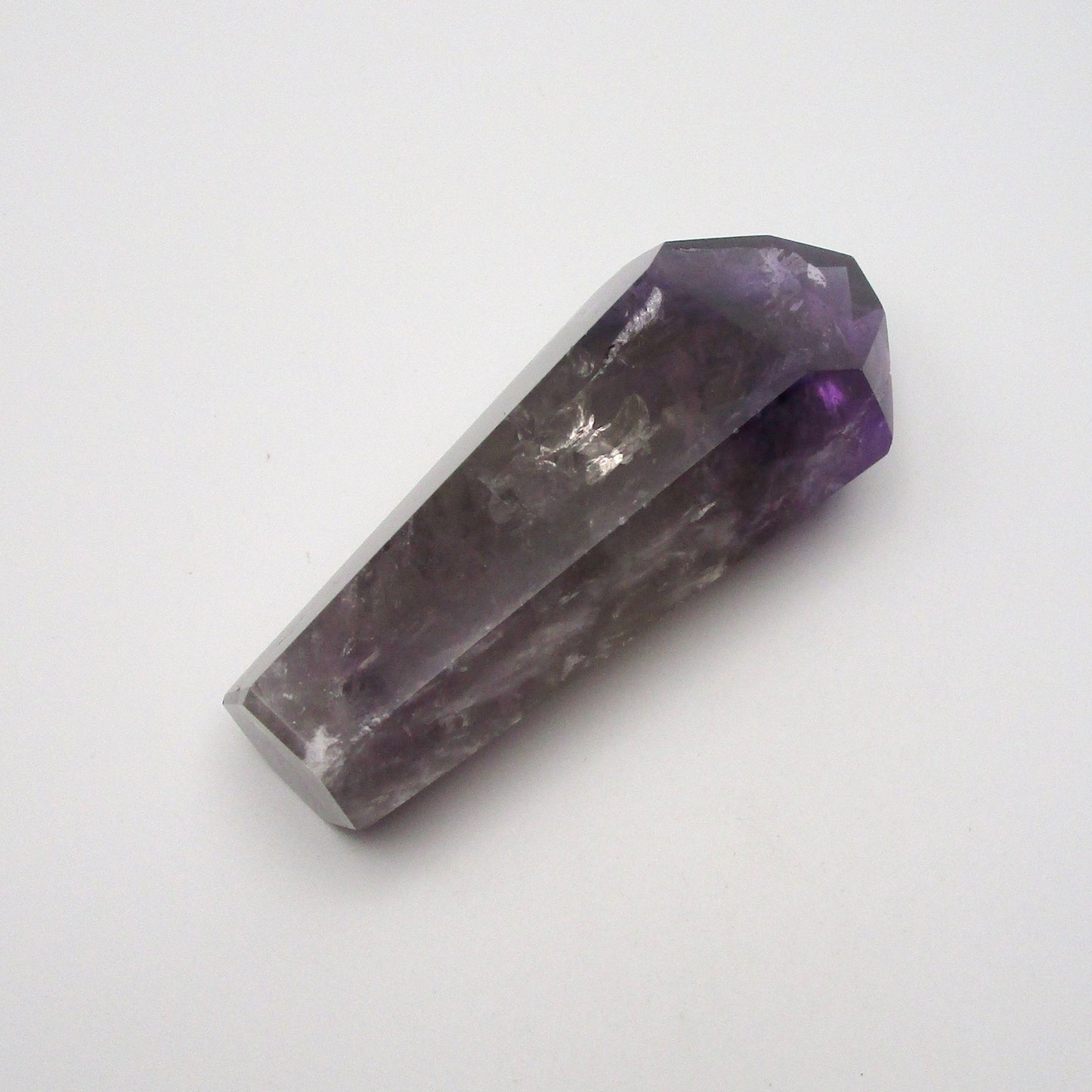 Brazilian Amethyst Point – Cut & Polished Collector Specimen (5" x 2" x 1.25")