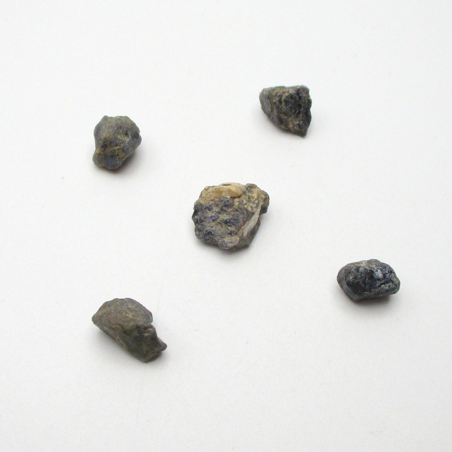 Chrysoberyl Crystal Set of 5 – 8mm | Raw Brazilian Chrysoberyl
