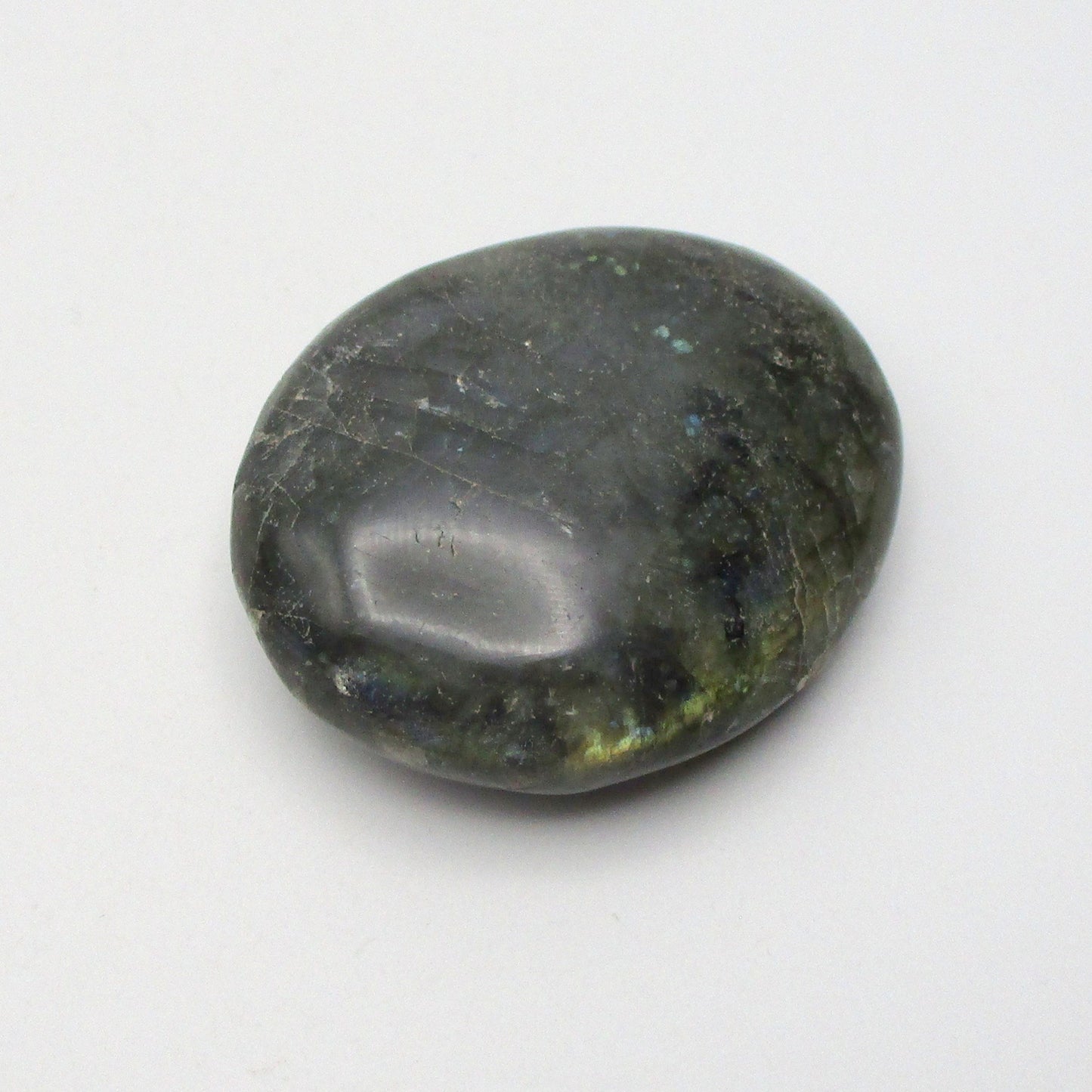 Labradorite Palm Stone – 2" | Polished Flashy Labradorite