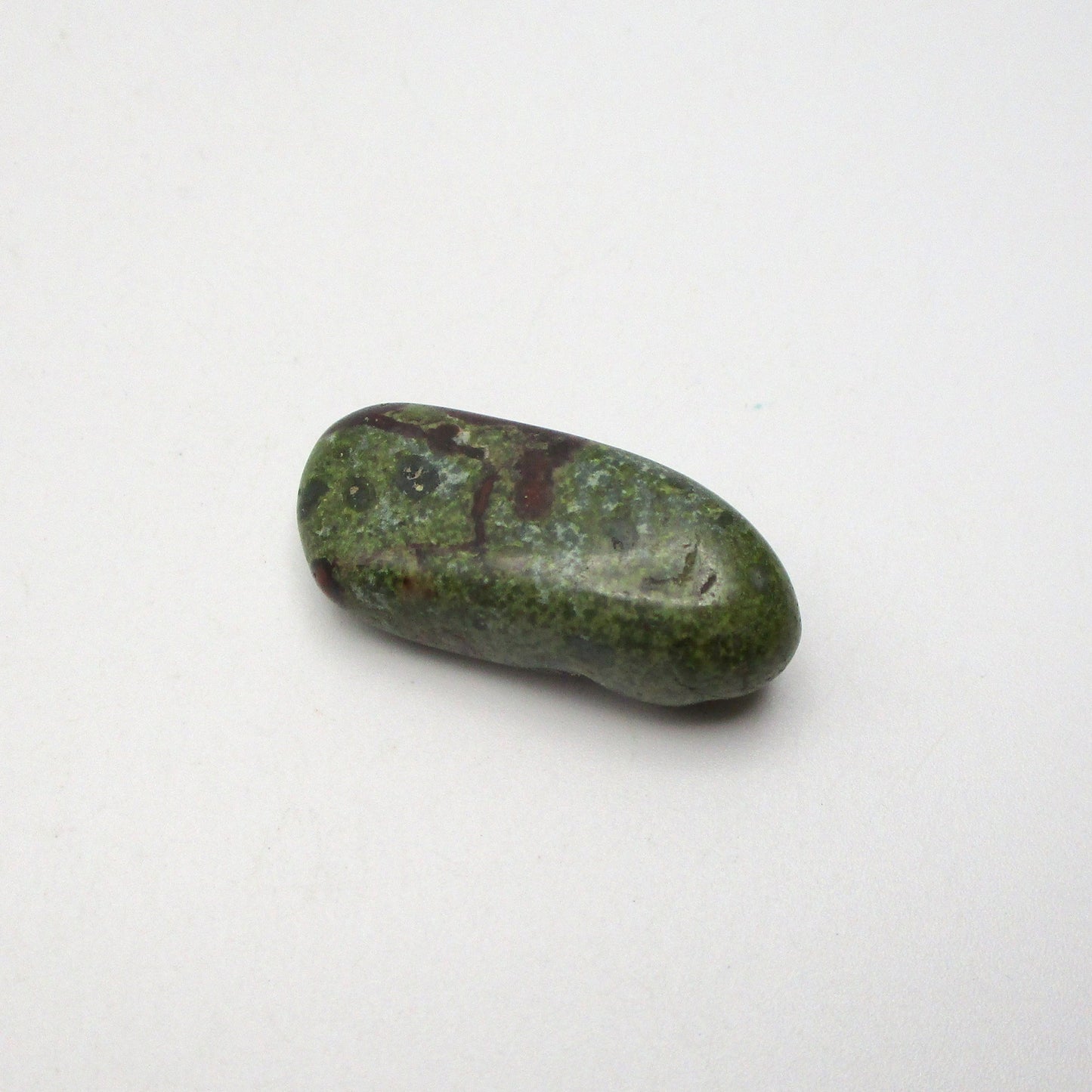 Dragon Stone (Piemontite) Tumbled — Medium Slim | 1.25" × 0.5" × 0.25"