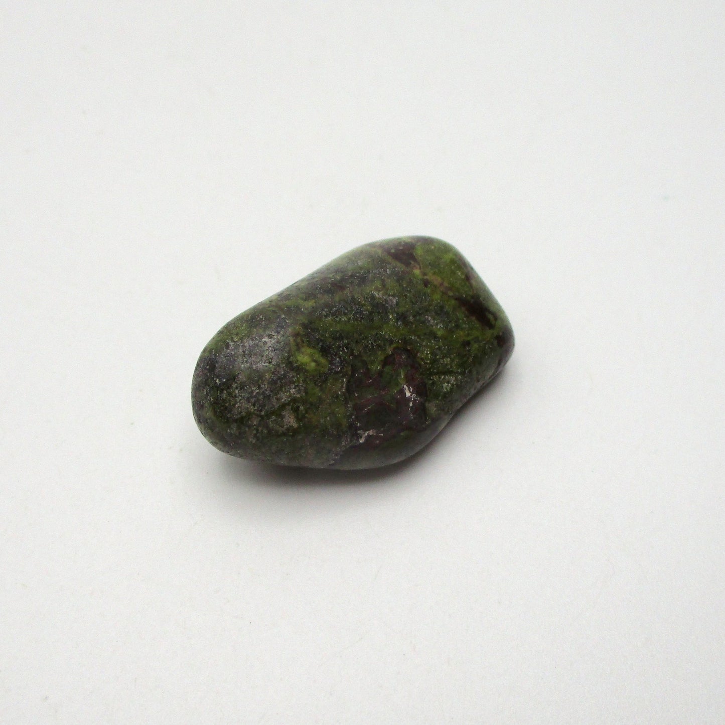 Dragon Stone (Piemontite) Tumbled — Medium Flat | 1.25" × 0.75" × 0.25"