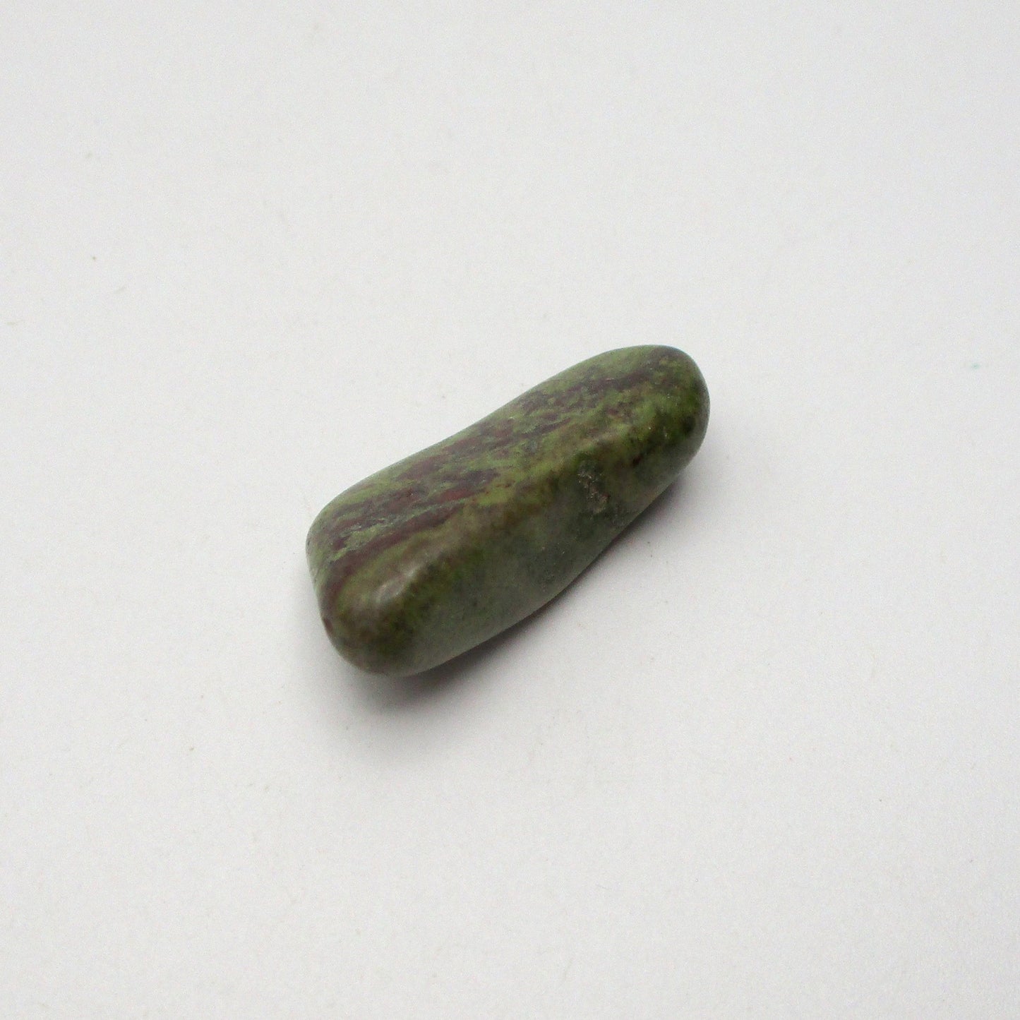 Dragon Stone (Piemontite) Tumbled — Medium Slim | 1.25" × 0.5" × 0.25"