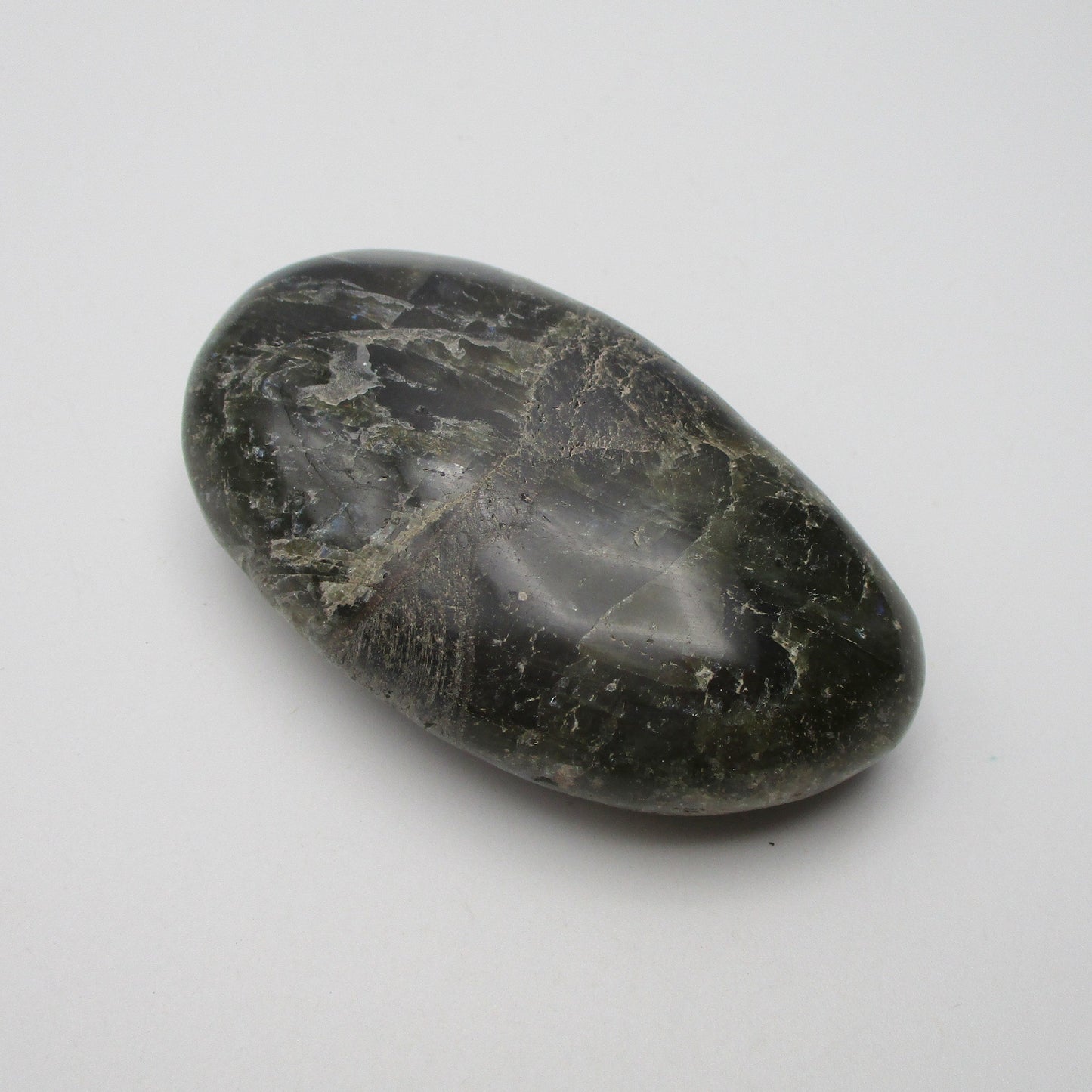 Labradorite Palm Stone – 2.75" | Polished Flashy Labradorite
