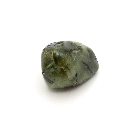 Amphibole Tumbled Stone on a white background