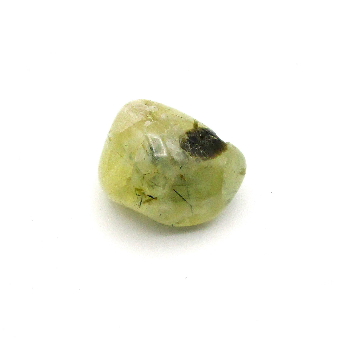 Amphibole Tumbled Stone on a white background