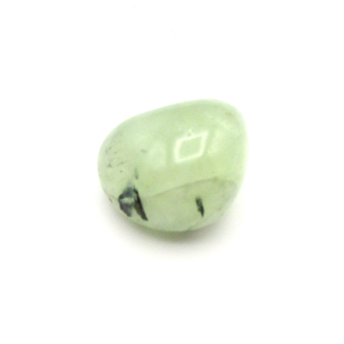 Amphibole Tumbled Stone on a white background