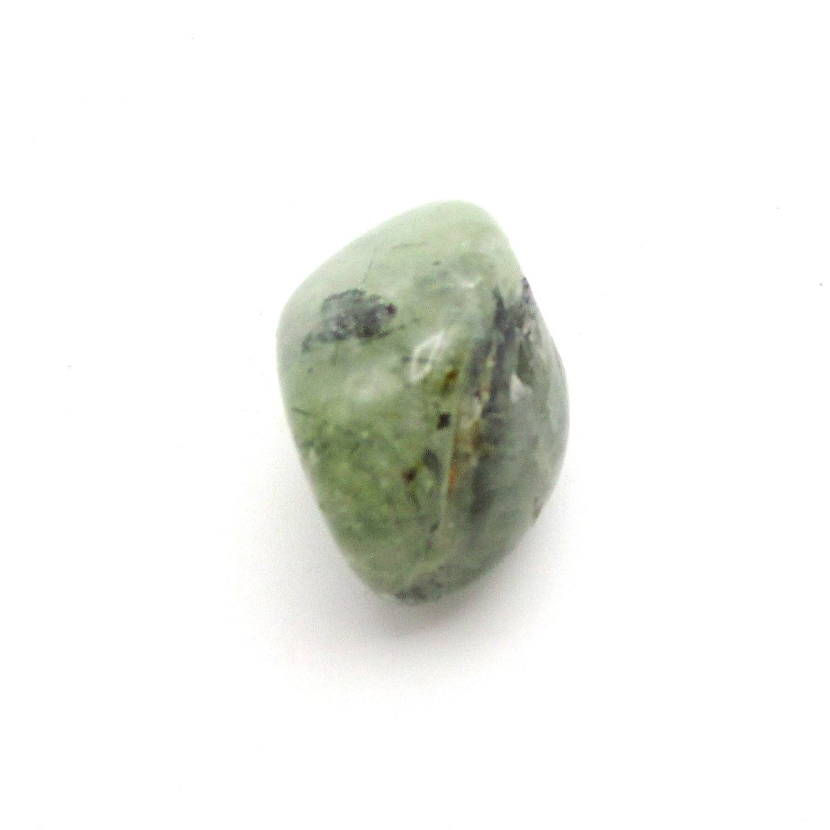 Amphibole Tumbled Stone on a white background