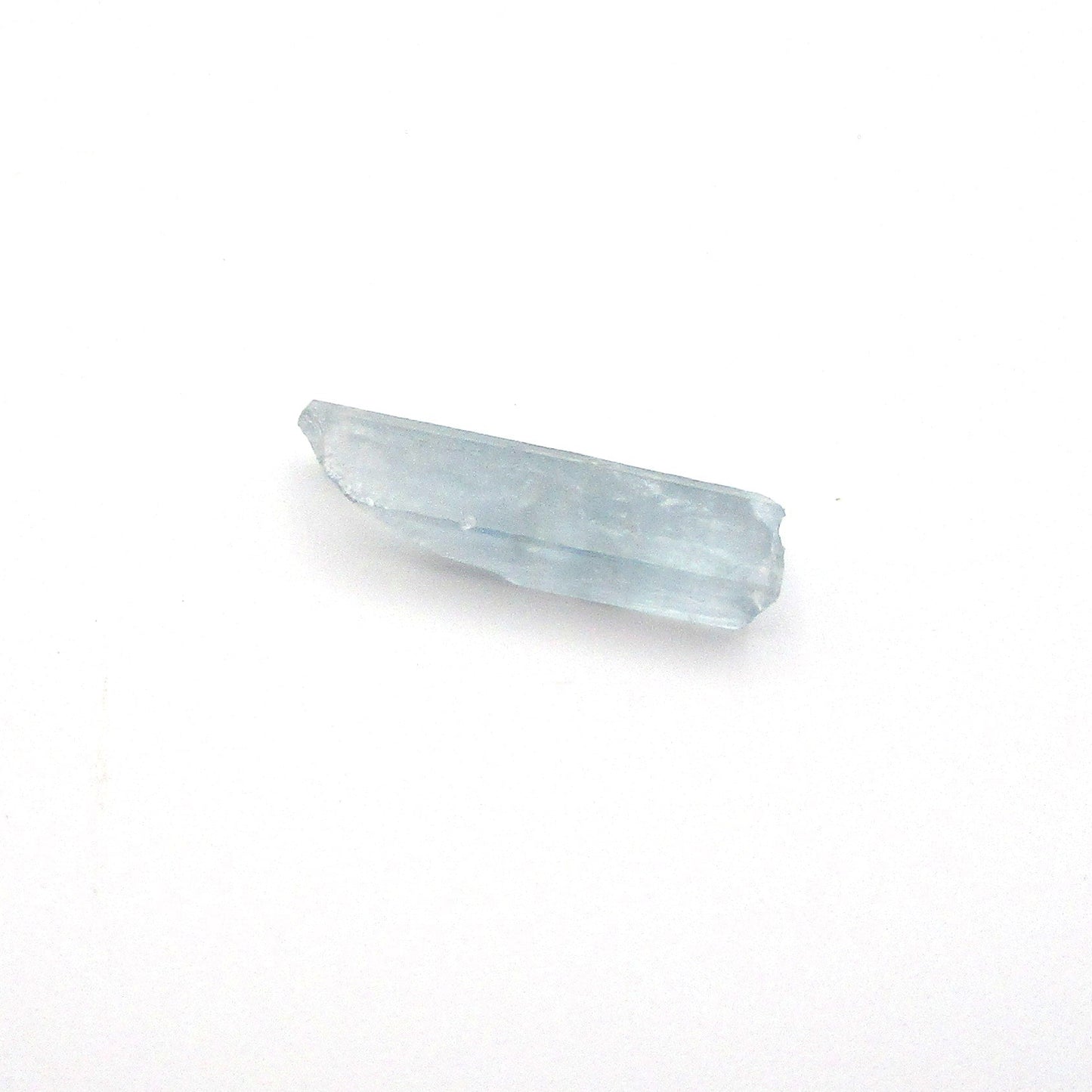 Barite crystal on a white background