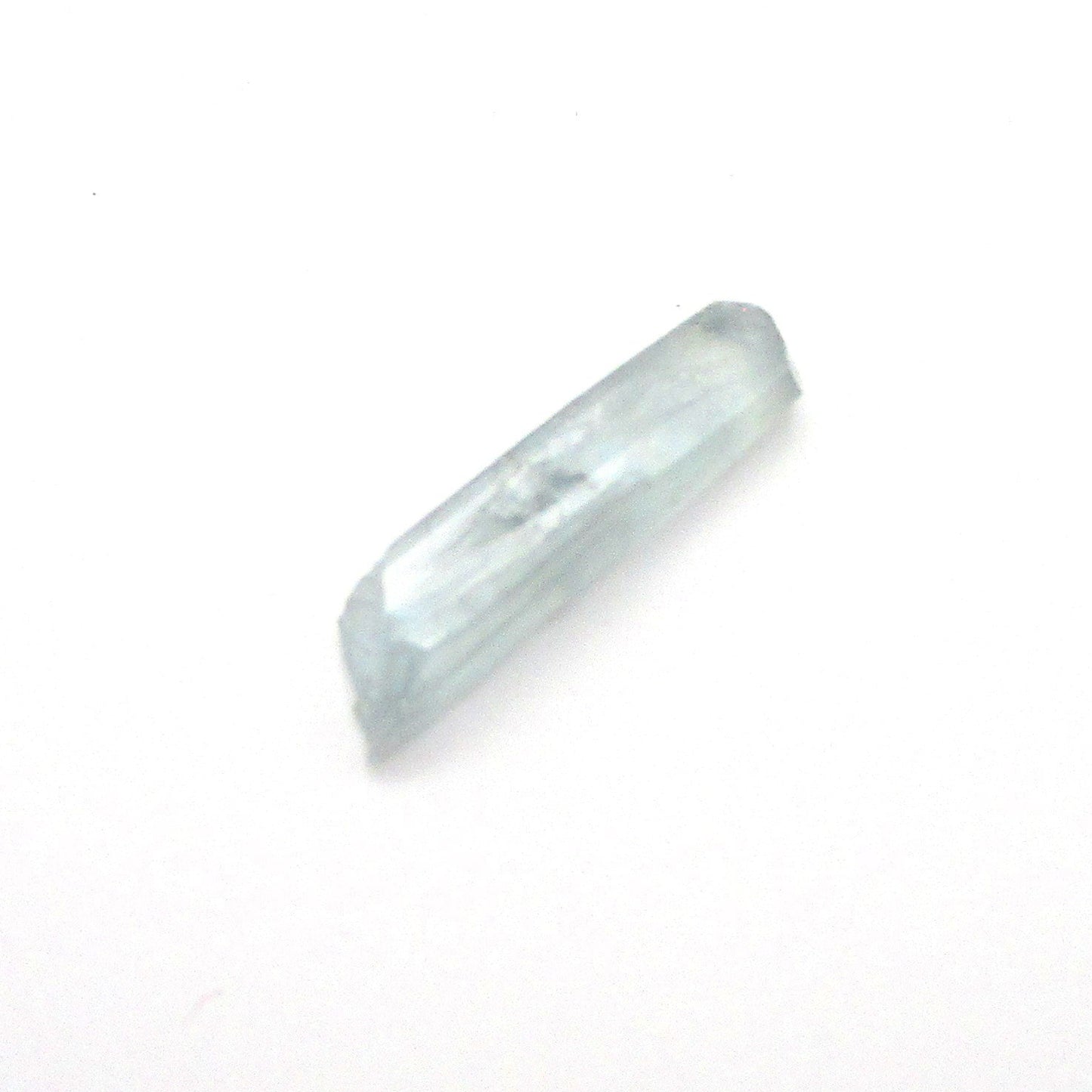 Barite crystal on a white background