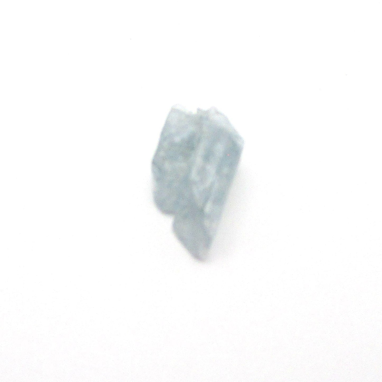 Barite crystal on a white background