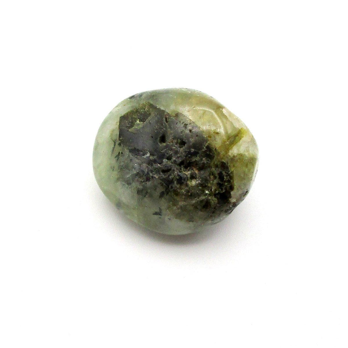 Amphibole Tumbled Stone – Actinolite, Epidote & Clinochlore | Medium (~0.75")