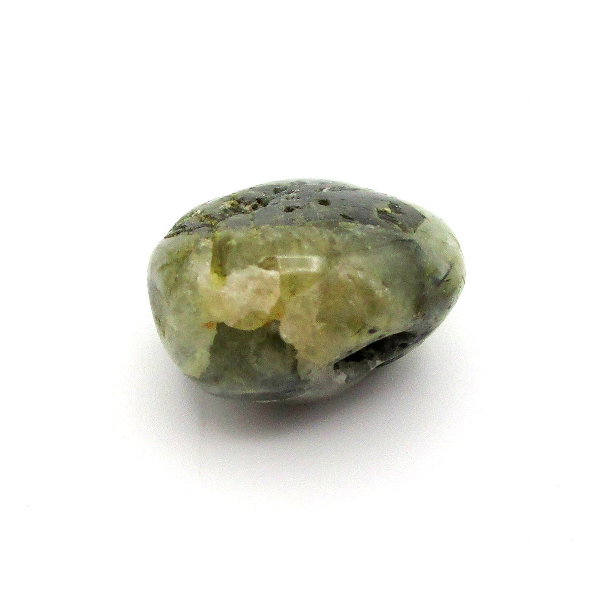 Amphibole Tumbled Stone – Actinolite, Epidote & Clinochlore | Medium (~0.75")