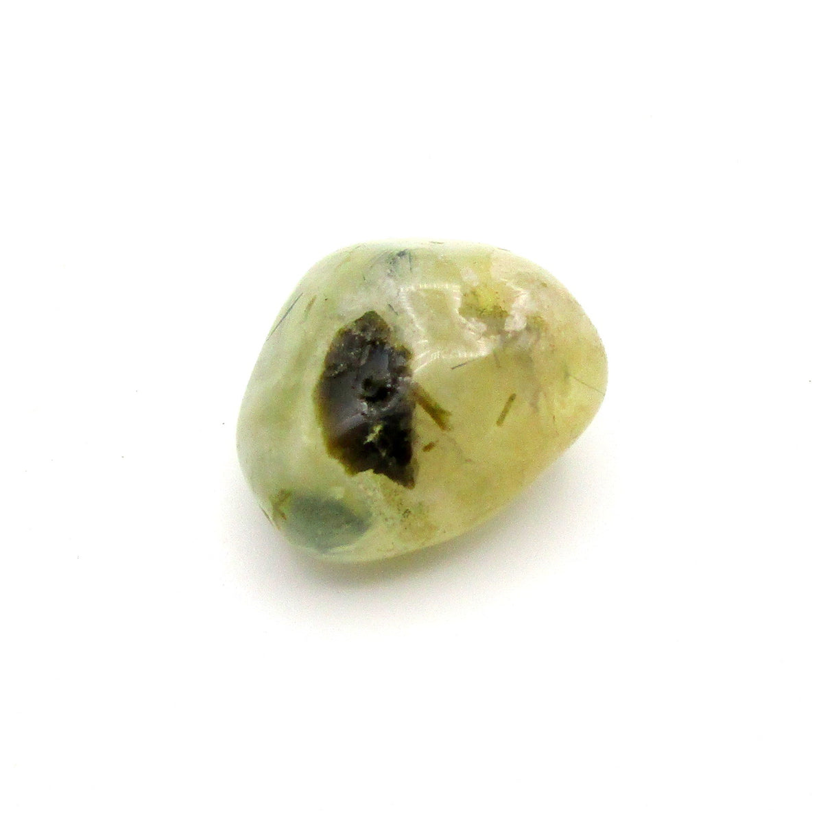 Amphibole Tumbled Stone – Actinolite, Epidote & Clinochlore | Large (~1")