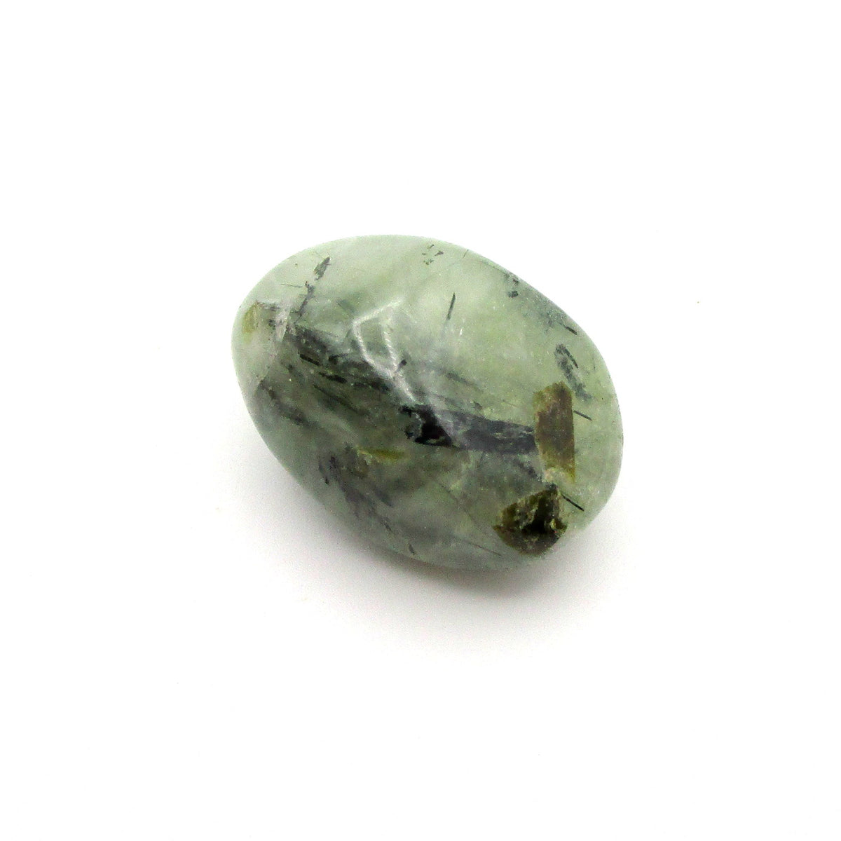 Amphibole Tumbled Stone – Actinolite, Epidote & Clinochlore | Large (~1")