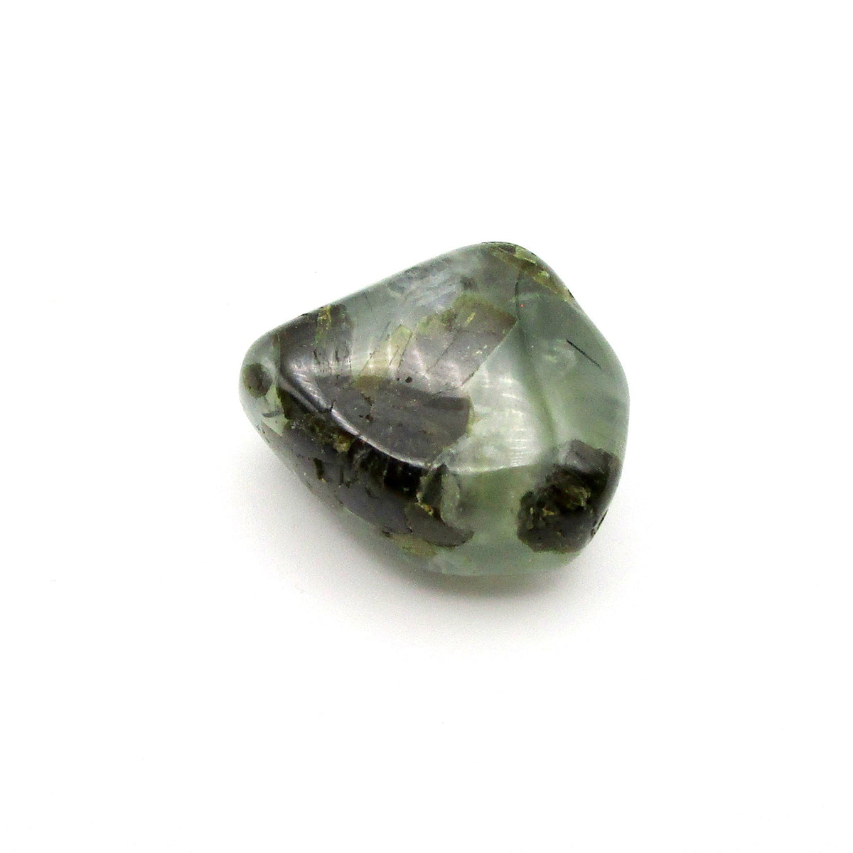Amphibole Tumbled Stone – Actinolite, Epidote & Clinochlore | Large (~1")