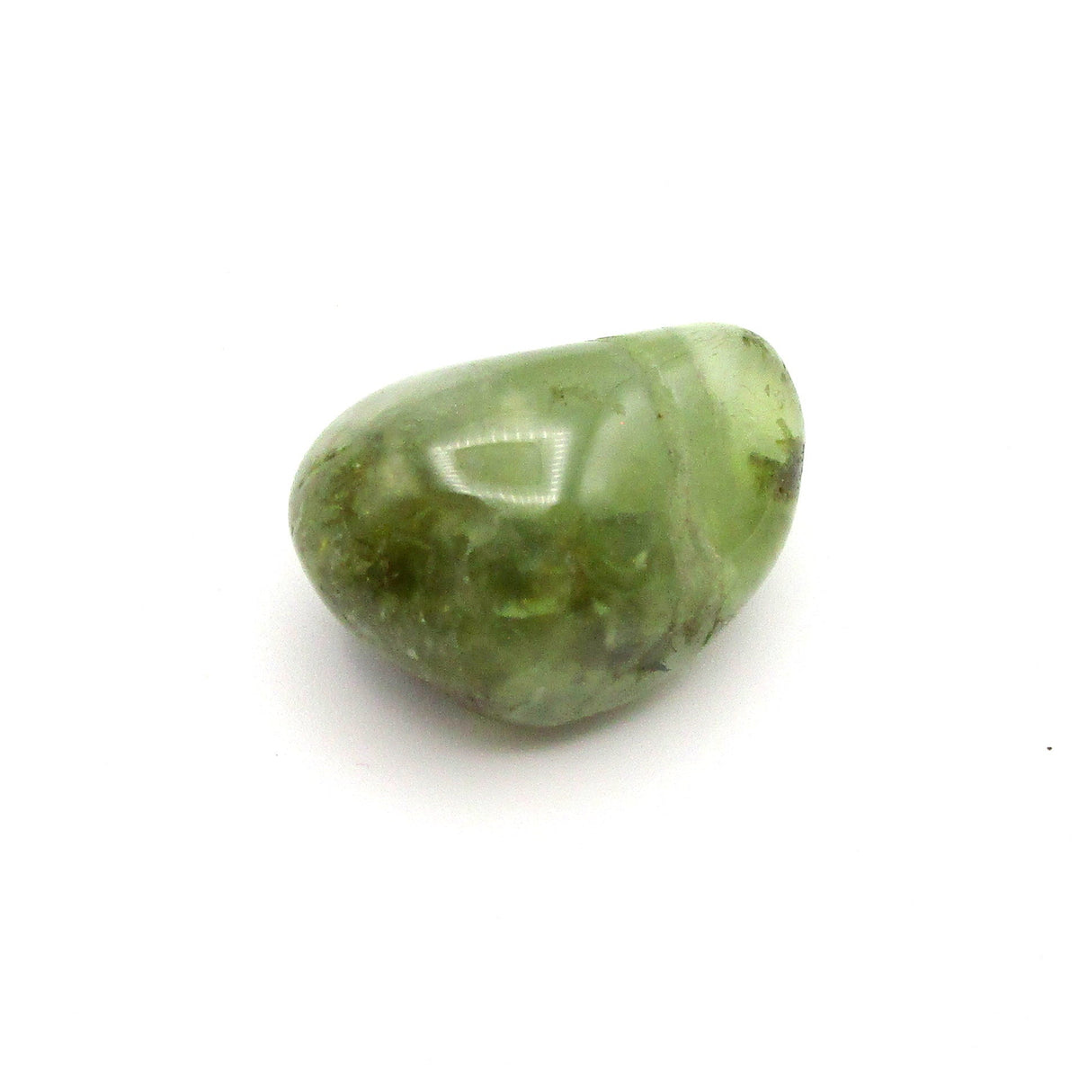 Amphibole Tumbled Stone – Actinolite, Epidote & Clinochlore | Large (~1")