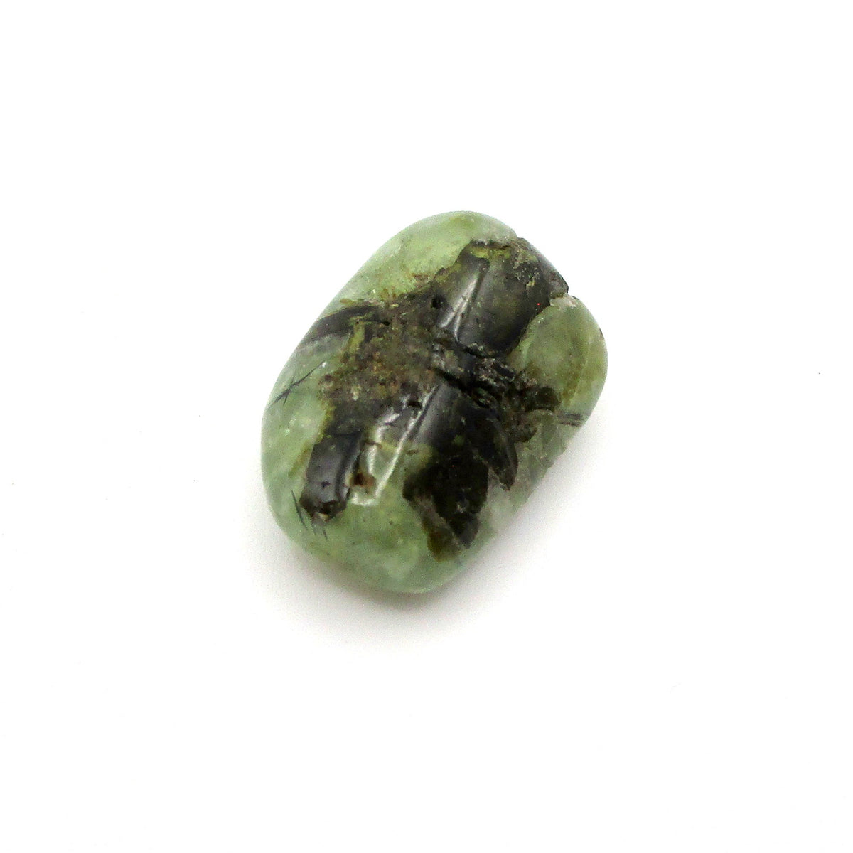 Amphibole Tumbled Stone – Actinolite, Epidote & Clinochlore | Large (~1")