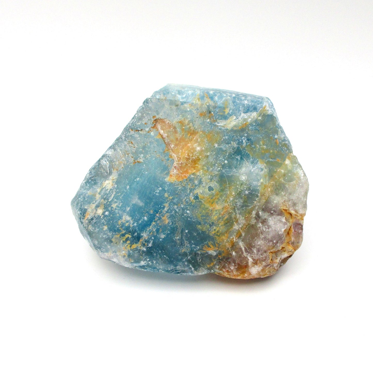 Blue Fluorite | 3" x 2.5" x 1.25" | Large Raw Fluorite Specimen