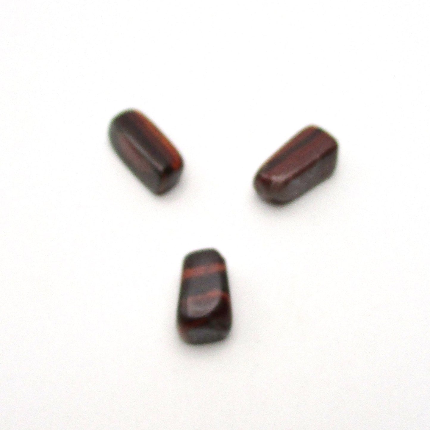 Red Tigers Eye Tumbled Stone Set of 3 – Specimen #13038