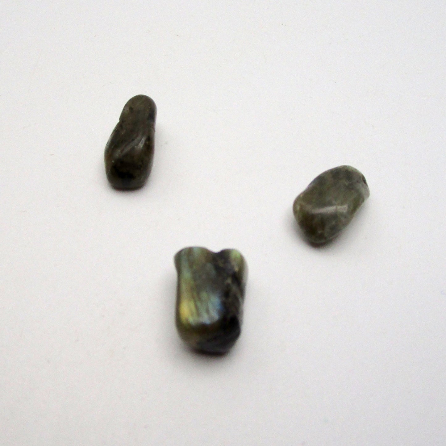 Labradorite Tumbled Stones – Set of 3