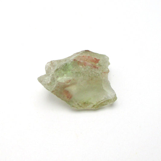 Prasiolite on a white background