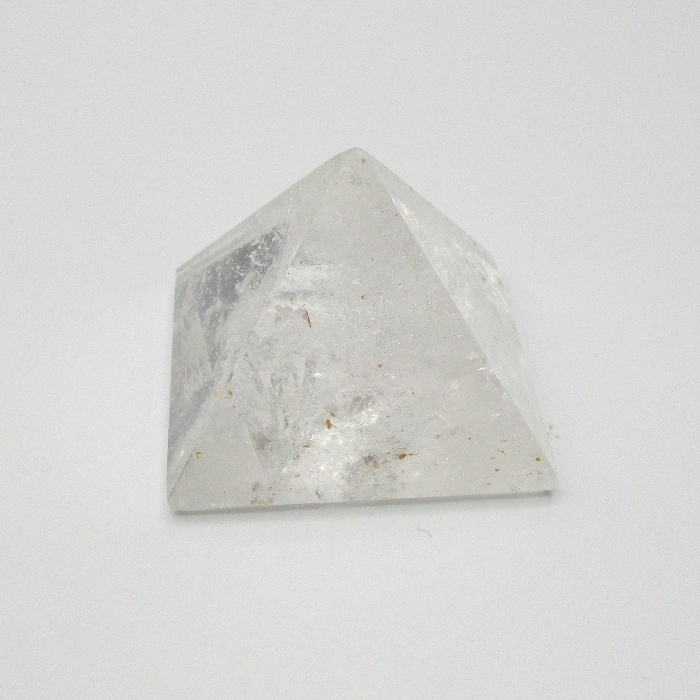 Multi Sided Rocks Clear Quartz Pyramid | 4-Sided Crystal Pyramid from Brazil | Crystal ...