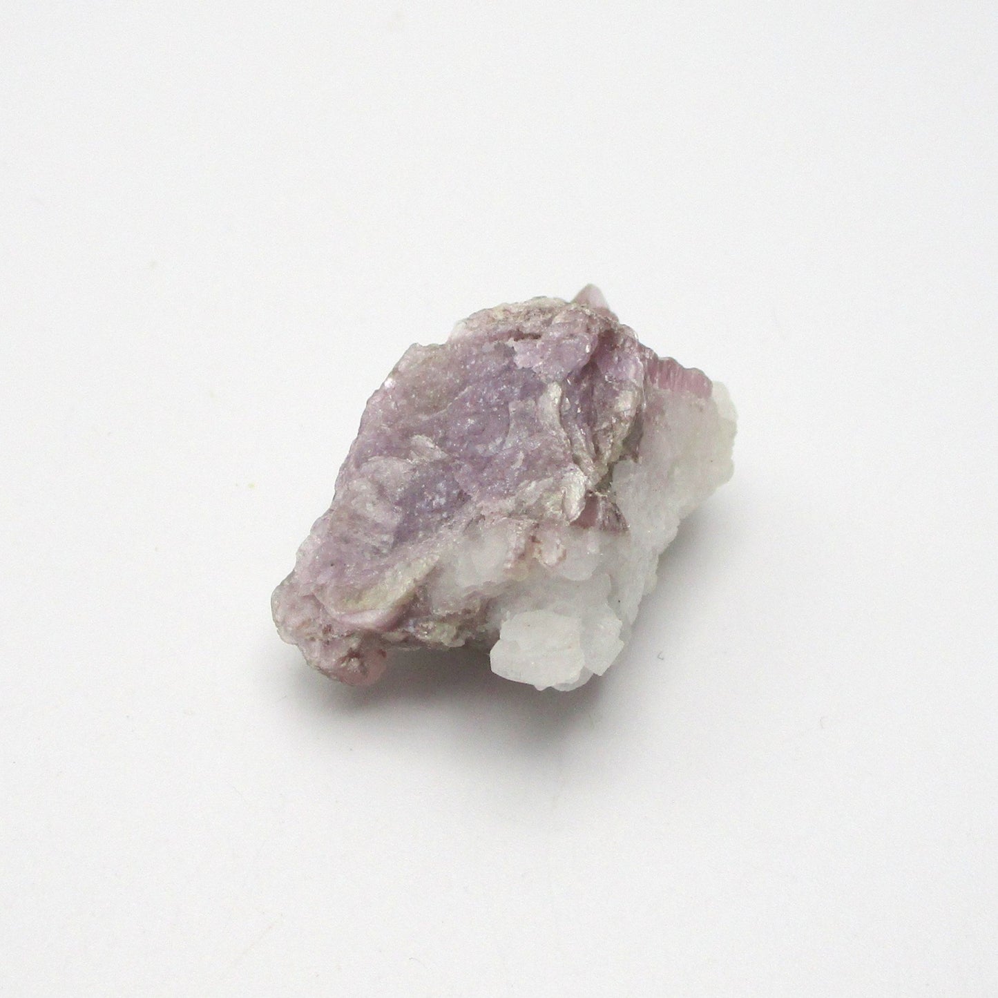 Lepidolite on Quartz