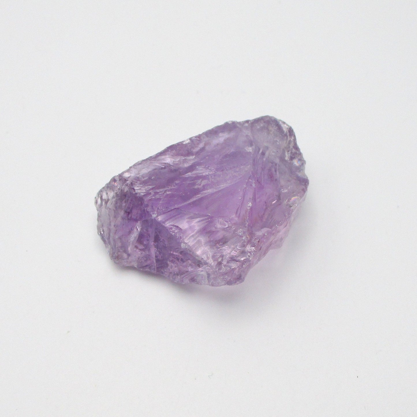 Brazilian Amethyst – Small Wide Flat Raw Specimen (1.75″ × 1.5″ × 0.5″)