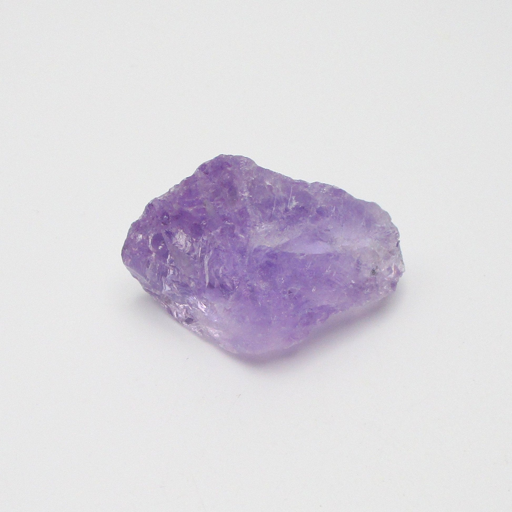 Amethyst from Brazil on a white background