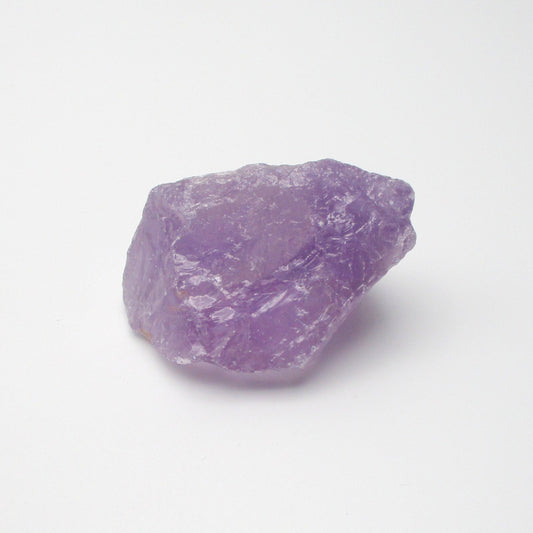 Amethyst from Brazil on a white background