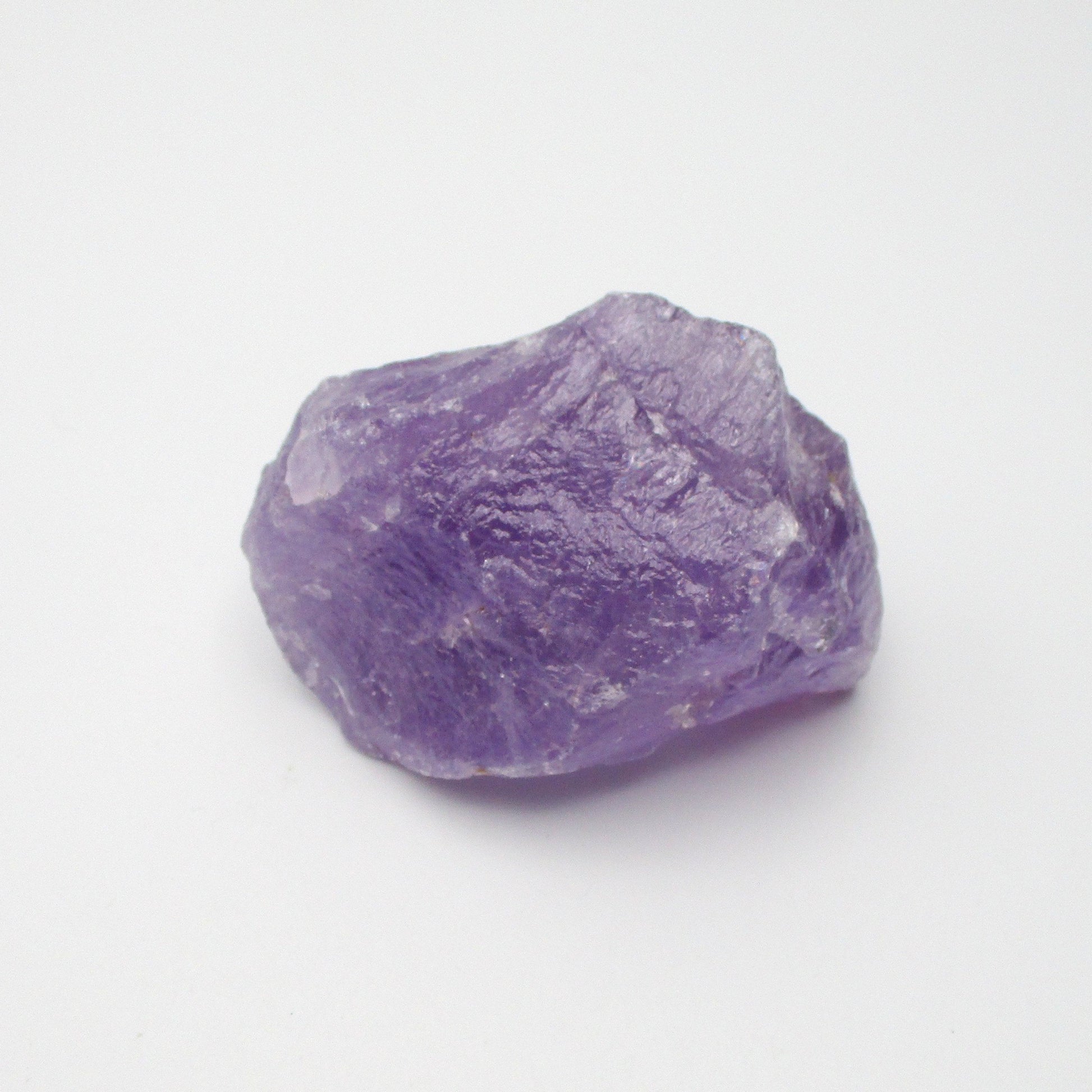 Amethyst from Brazil on a white background