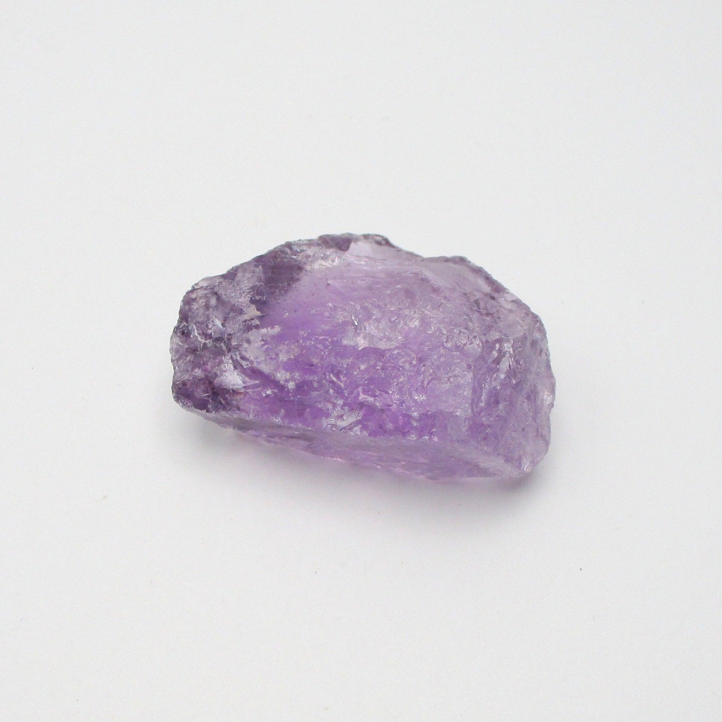 Amethyst from Brazil on a white background