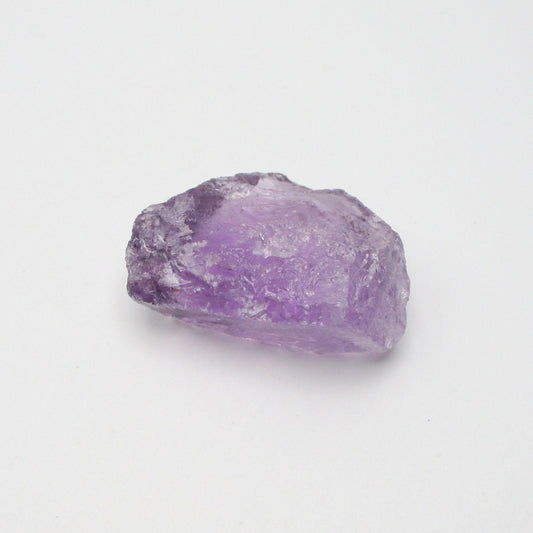 Amethyst from Brazil on a white background