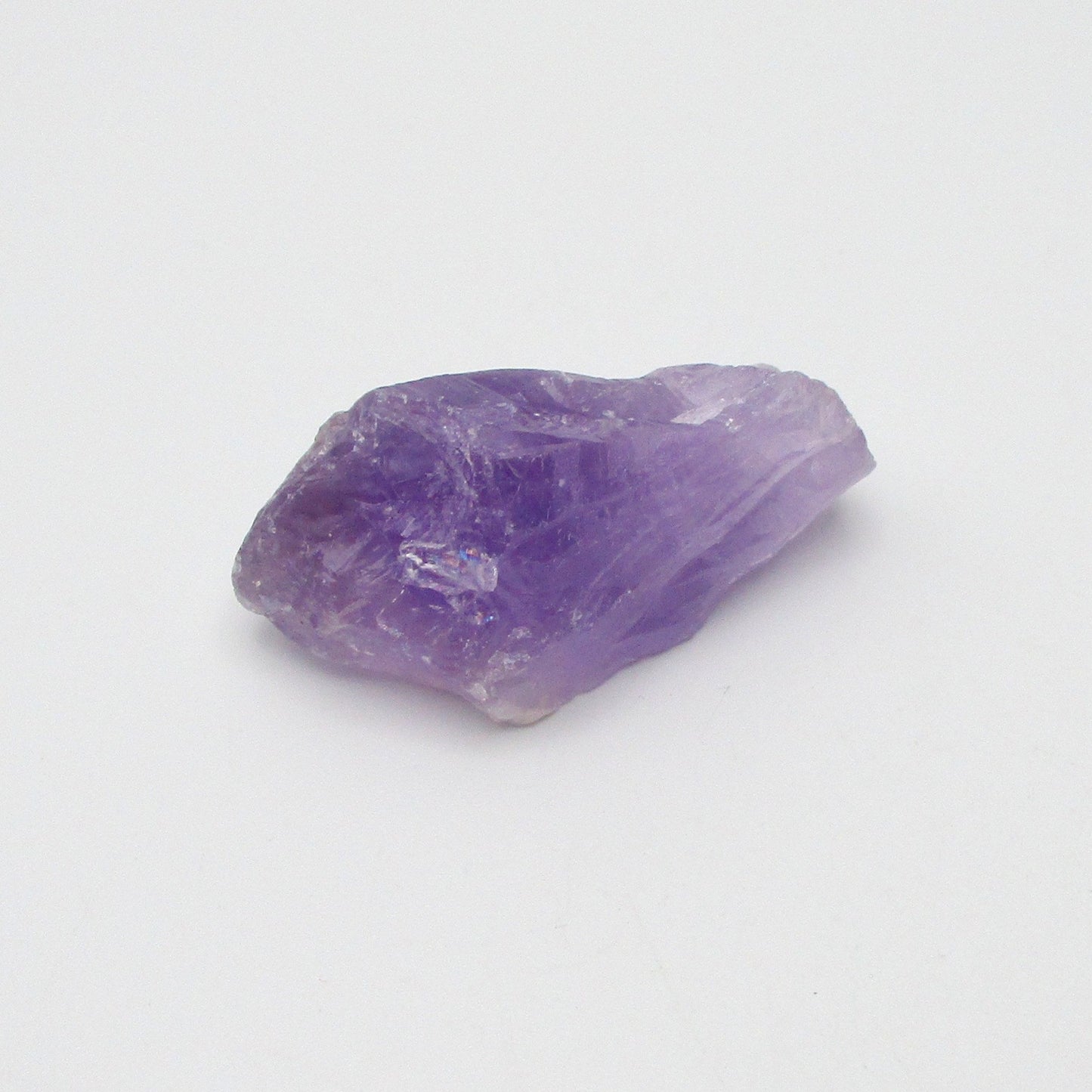 Amethyst from Brazil on a white background