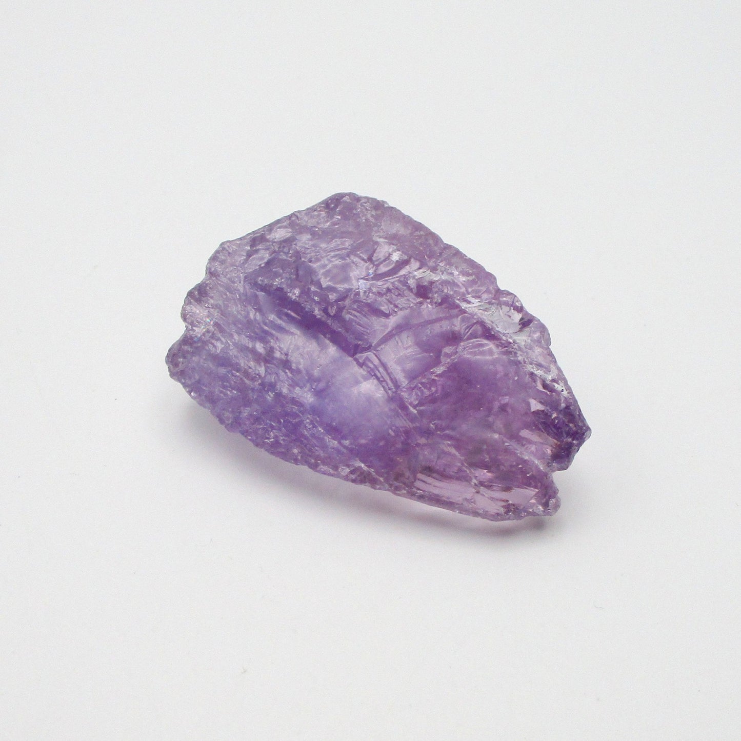 Amethyst from Brazil on a white background