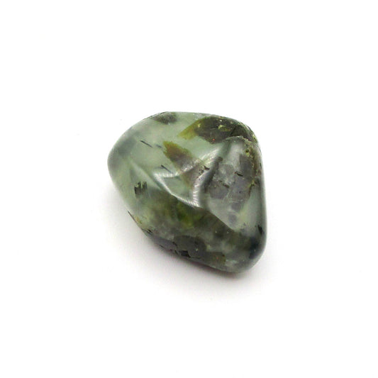 Amphibole Tumbled Stone on a white background