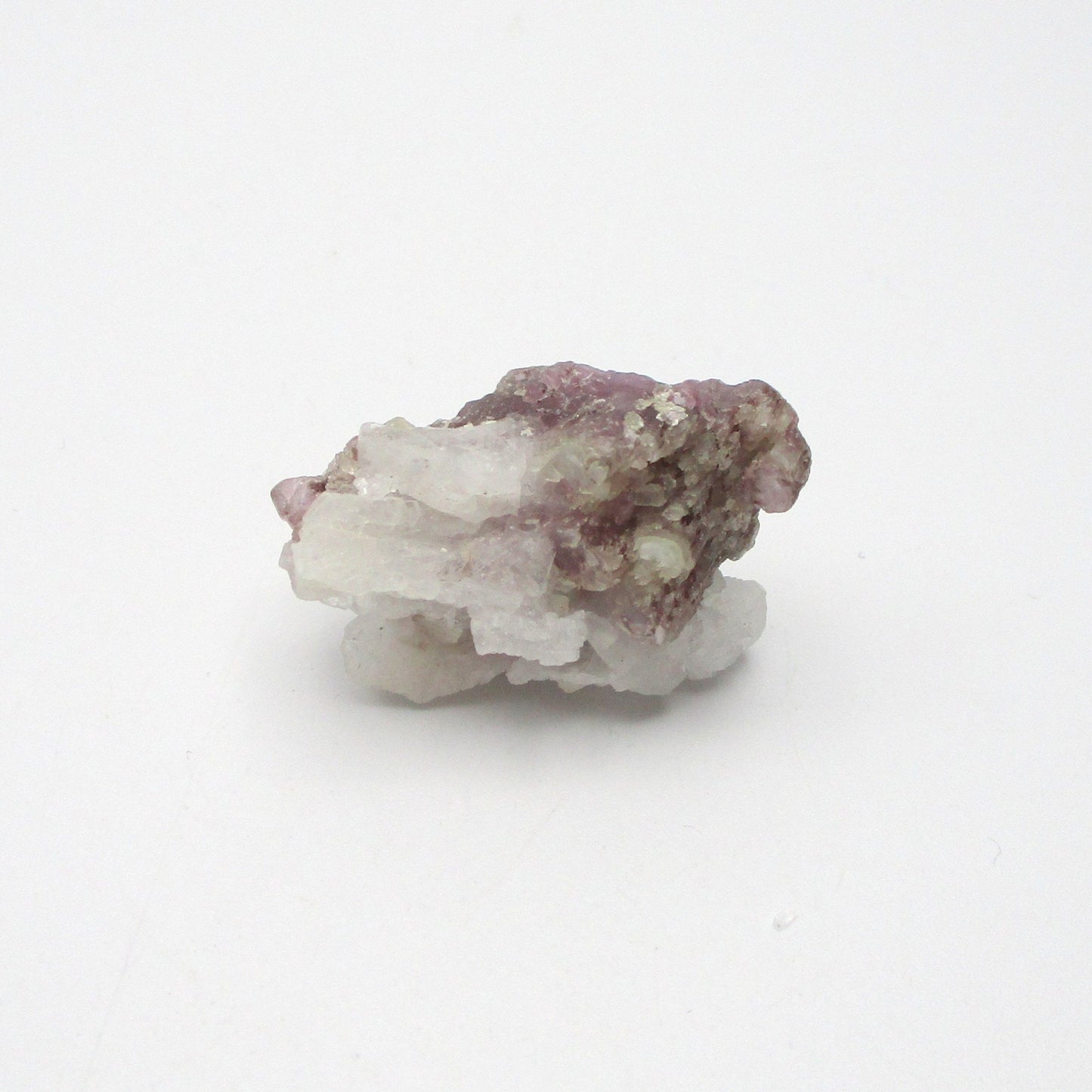 Lepidolite on Quartz