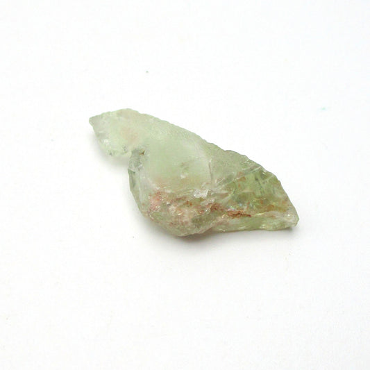 Prasiolite on a white background
