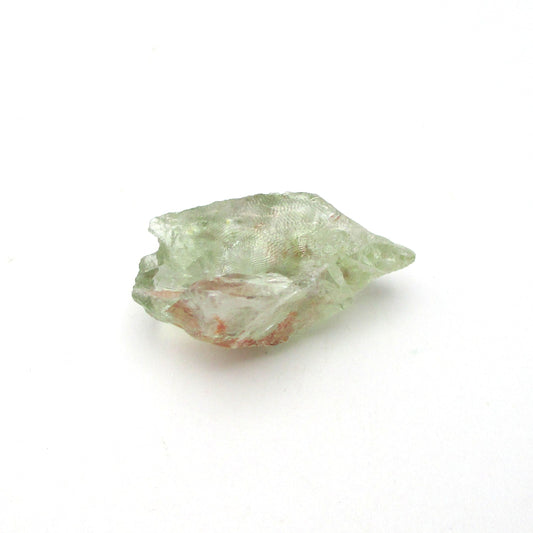 Prasiolite on a white background